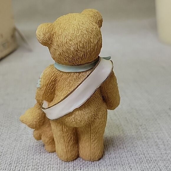 Cherished Teddies Bear "This Calls for a Celebration" Congrats Figurine 1997 w/b - Picture 4 of 9